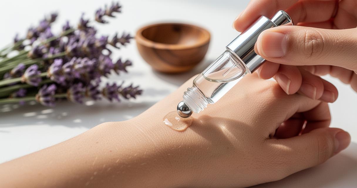 Comment agit un roll-on aux huiles essentielles de lavande et menthe poivrée contre le stress ?