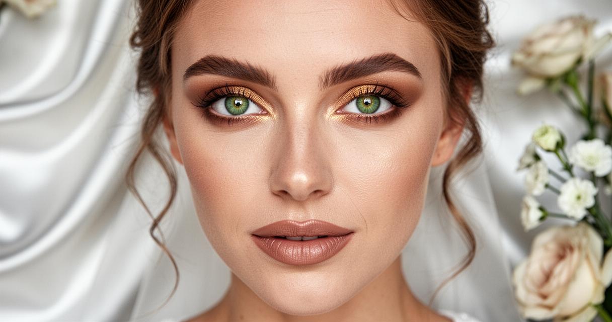 Maquillage de mariage pour des yeux verts : choisir les bons eyeliners pour magnifier vos paupières